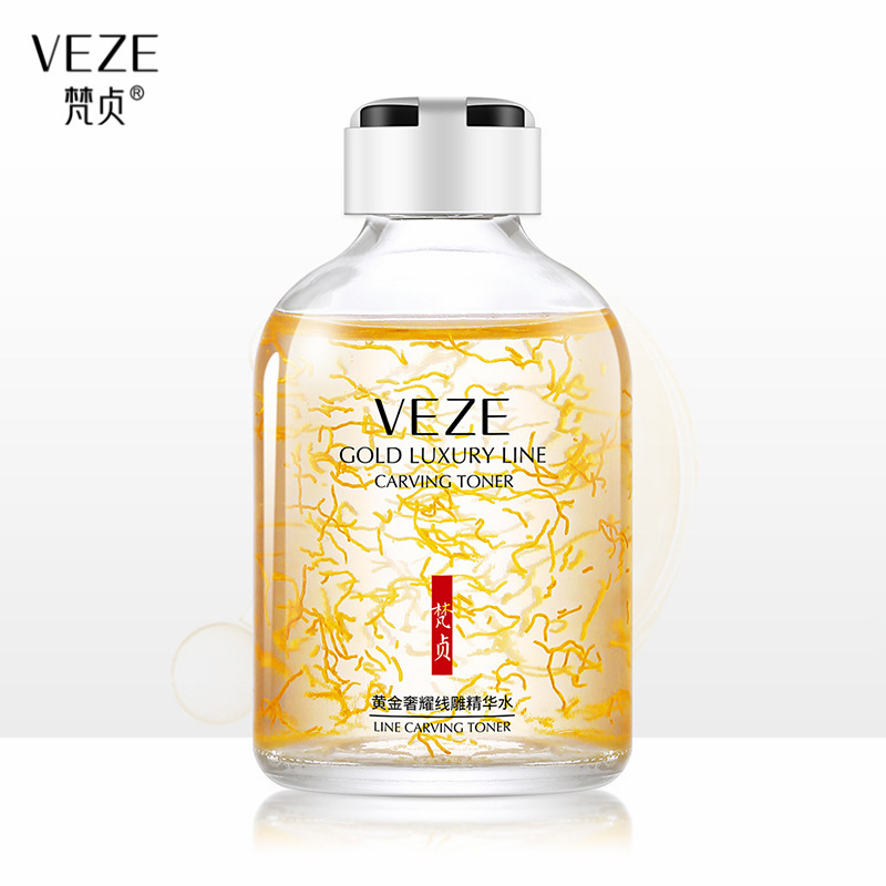 Luxury Skincare Serum - 24 18k ゴールド高級ライン彫刻トナー保湿エッセンス血清液孔顔トニックアンチエイジング美白スキンケア