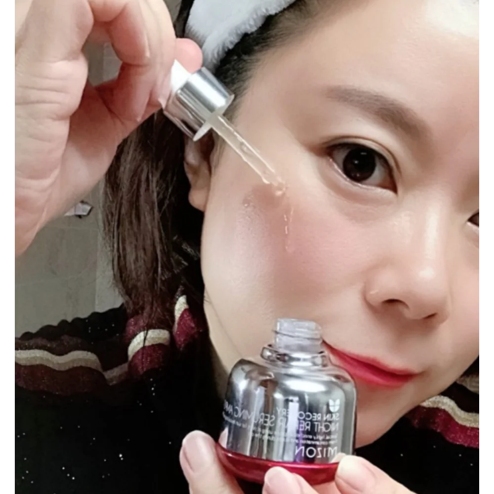 韓国 Mizon スキンリカバリーナイトリペアメルティングリ - Luxury Skincare Serum のレビューと価格