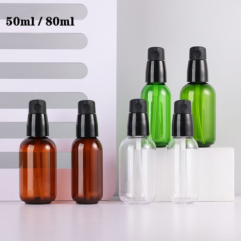 高級感のある50ml・80mlのグリーン・クリア・ブラウンP - Luxury Skincare Serum のレビューと価格
