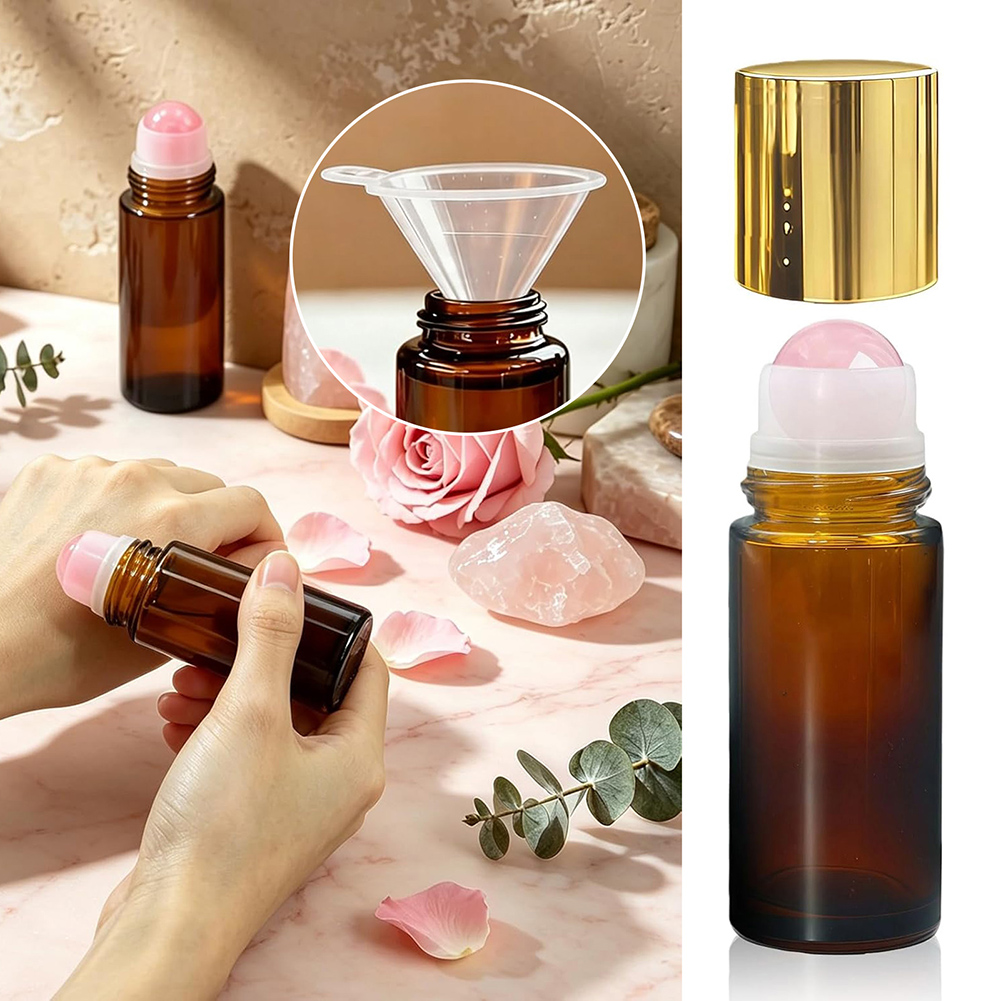 UVカットガラス容器 DIY美容液用 多目的オイル、香水、美 - Luxury Skincare Serum のレビューと価格
